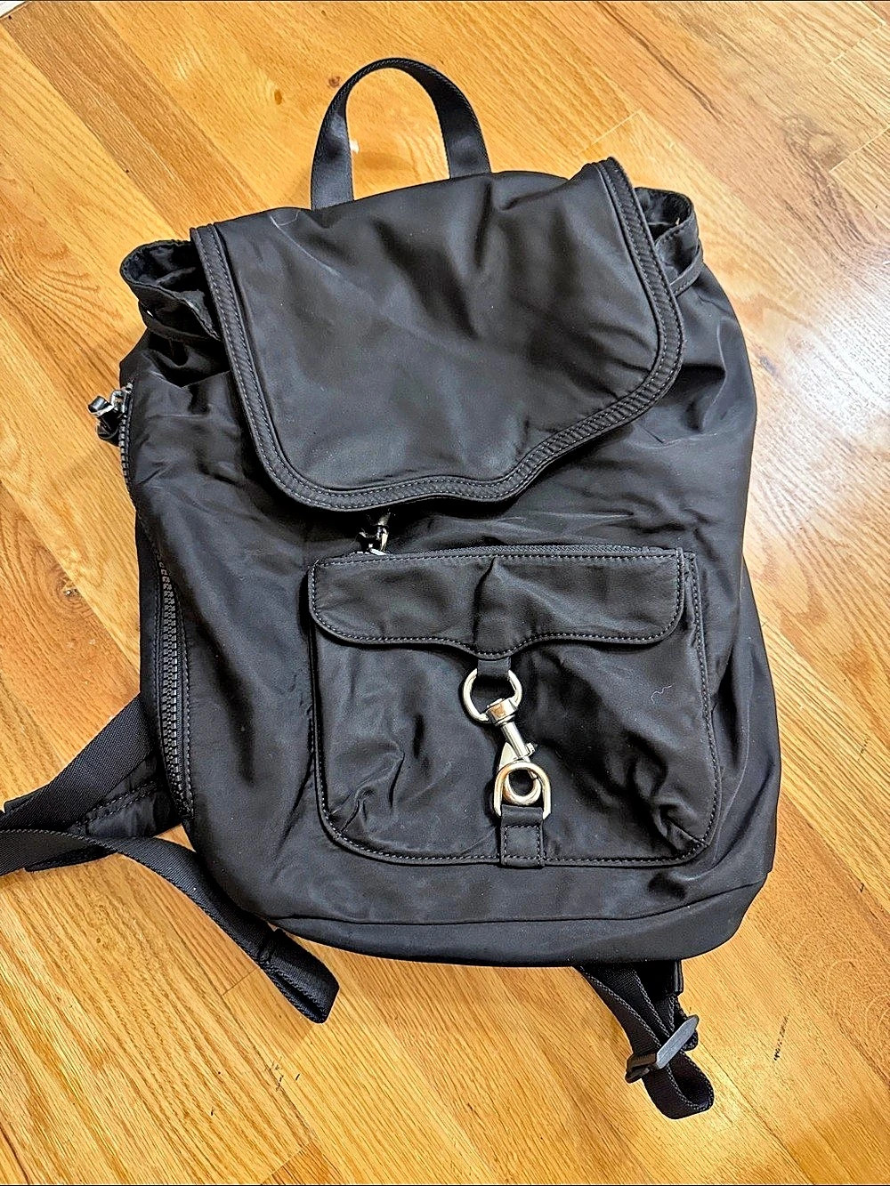 Rebecca Minkoff Julian Nylon Backpack Black